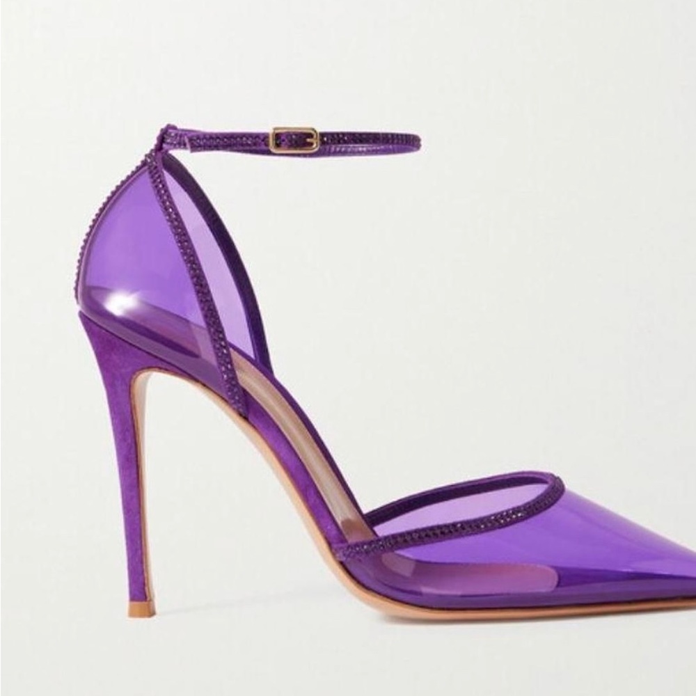 Gianvito rossi purple pumps